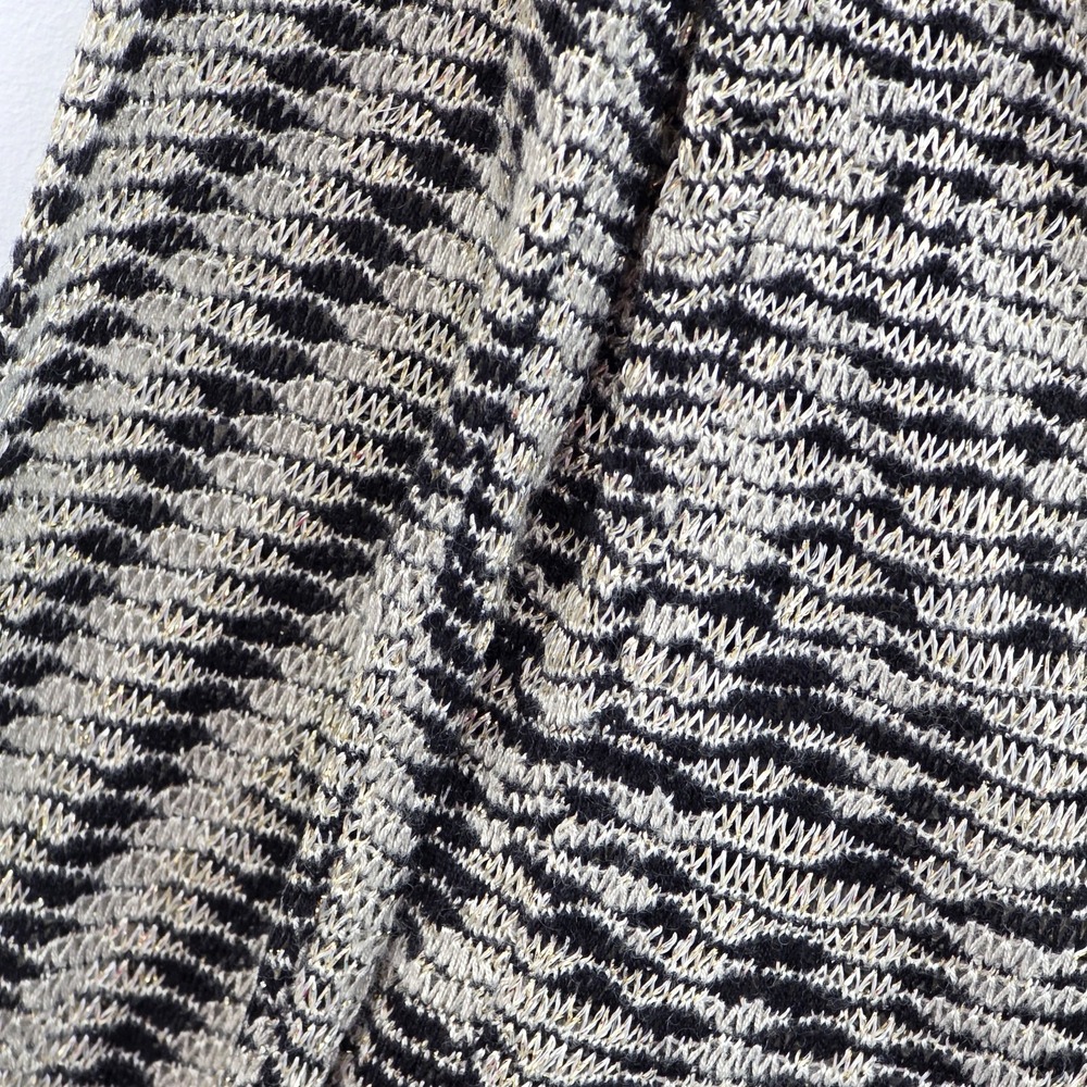 Cache Metallic Animal Print Cardigan Womens XS Dressy Open Front Evening Layer - Picture 10 of 13